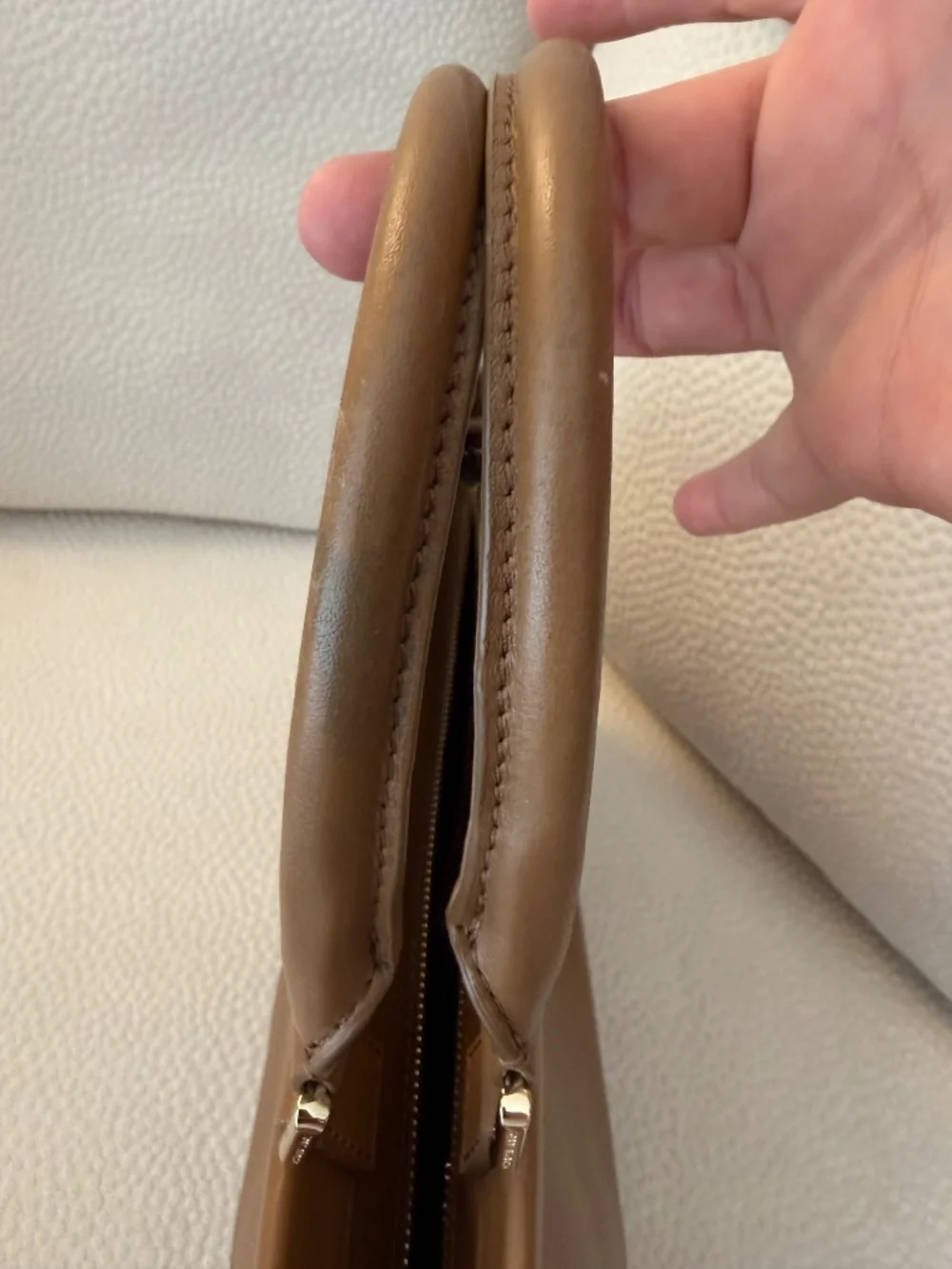 Tory Burch Amanda Leather Zip-Top Tote Bag - Pristine!